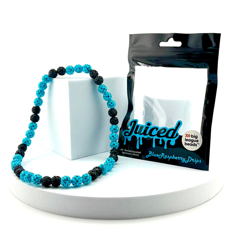 Juiced Blue Raspberry Rhinestone Necklace