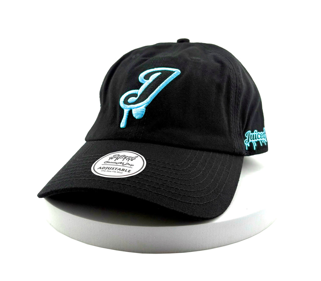 Juiced Adjustable Hat J Logo Blue Raspberry Front