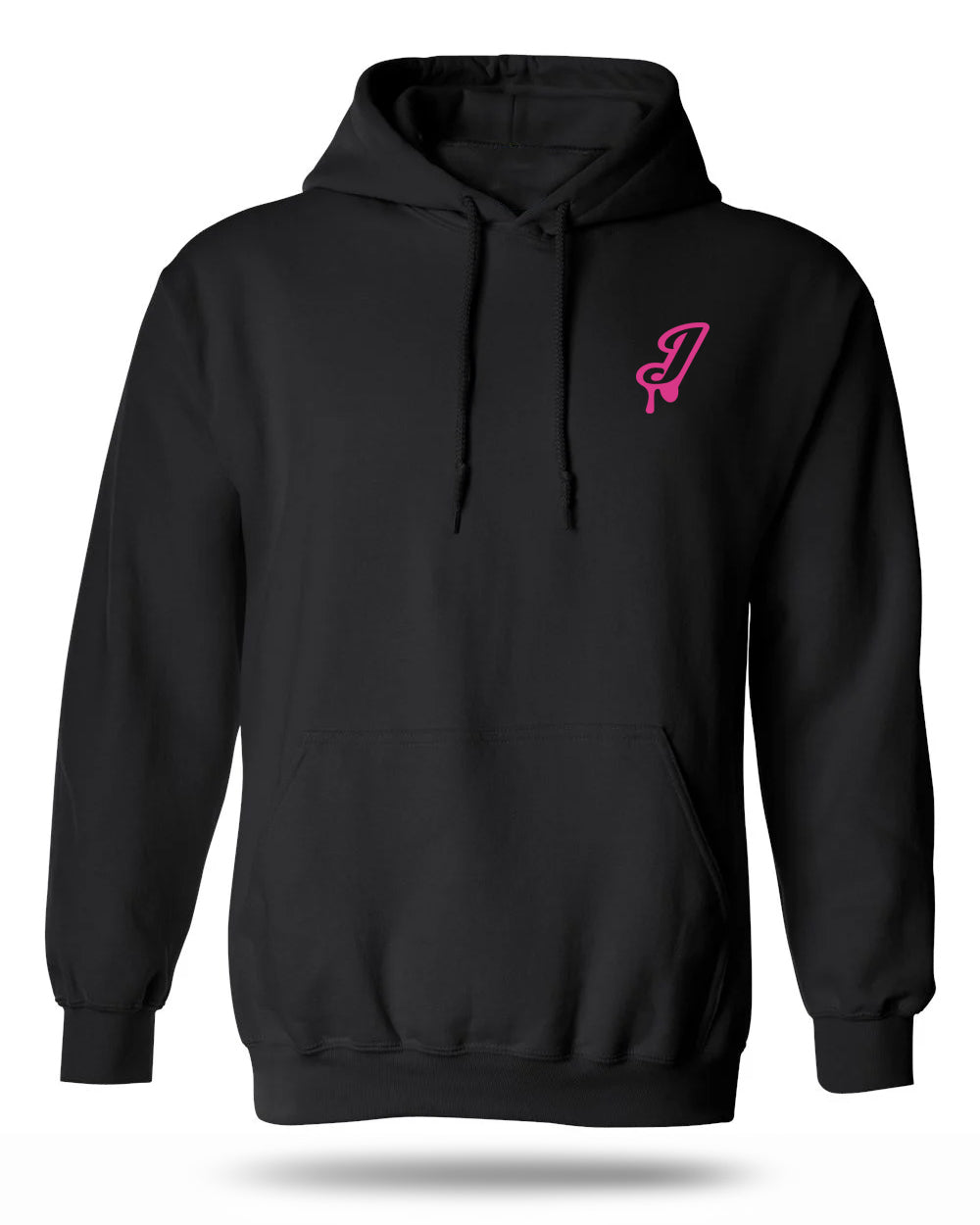 Juiced Small J Hoodie Pink Front