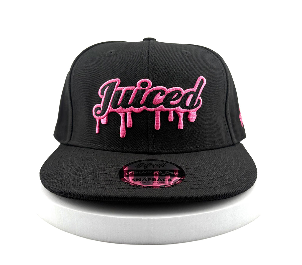 Juiced Snapback Hat Juiced Logo Watermelon Front