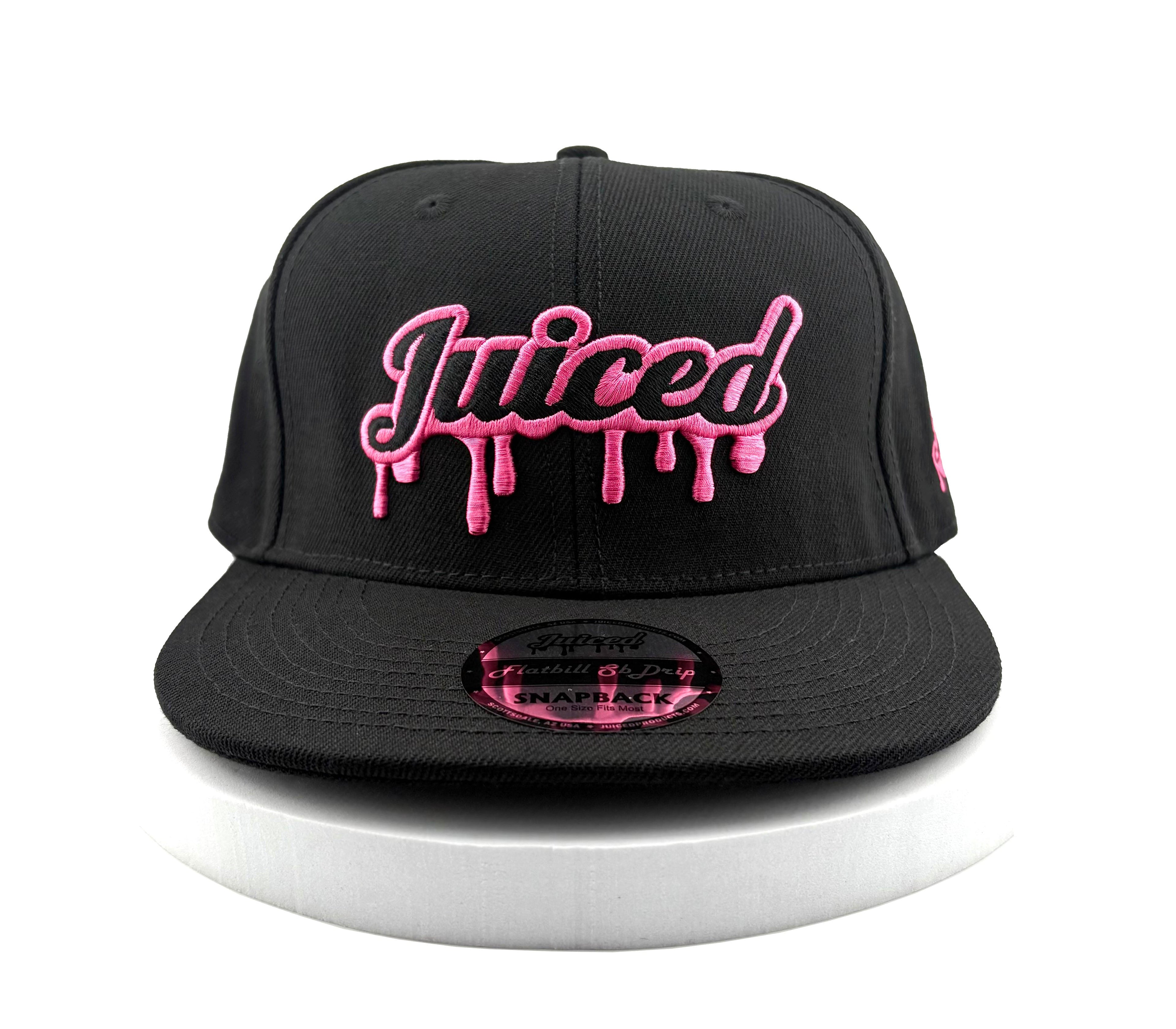 Juiced Snapback Hat Juiced Logo Watermelon Front