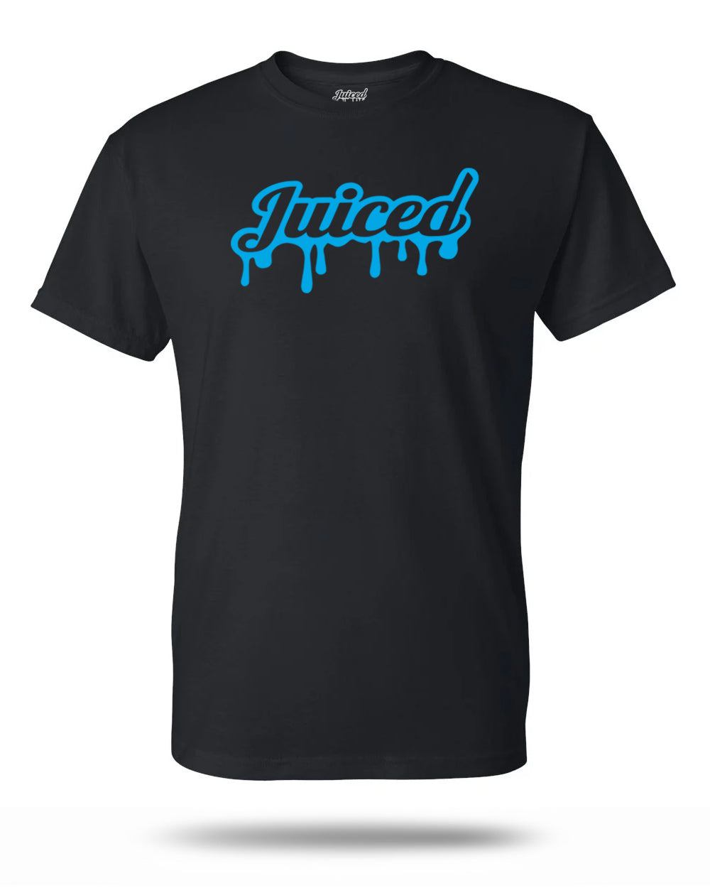 Juiced Wordmark T-Shirt Blue Front
