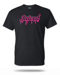 Juiced Wordmark T-Shirt Pink Front