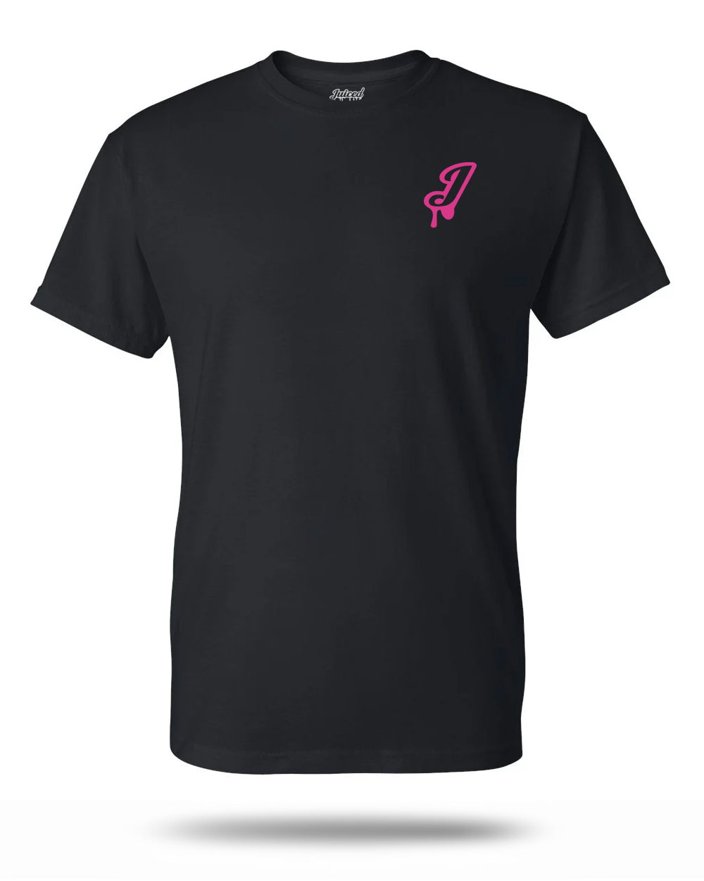 Juiced Small J T-Shirt Pink Front