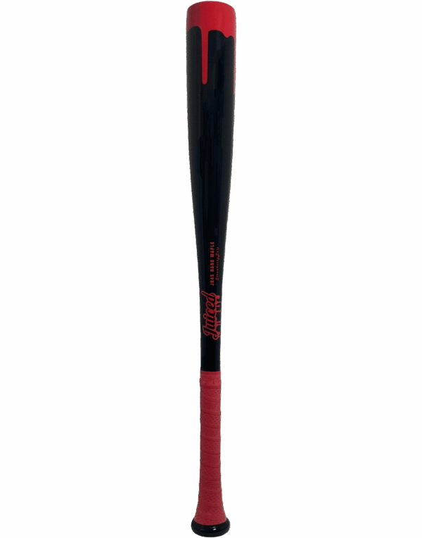 Strawberry Drip Maple Wood Baseball Bat